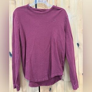 Hollister Maroon Long Sleeve Tee